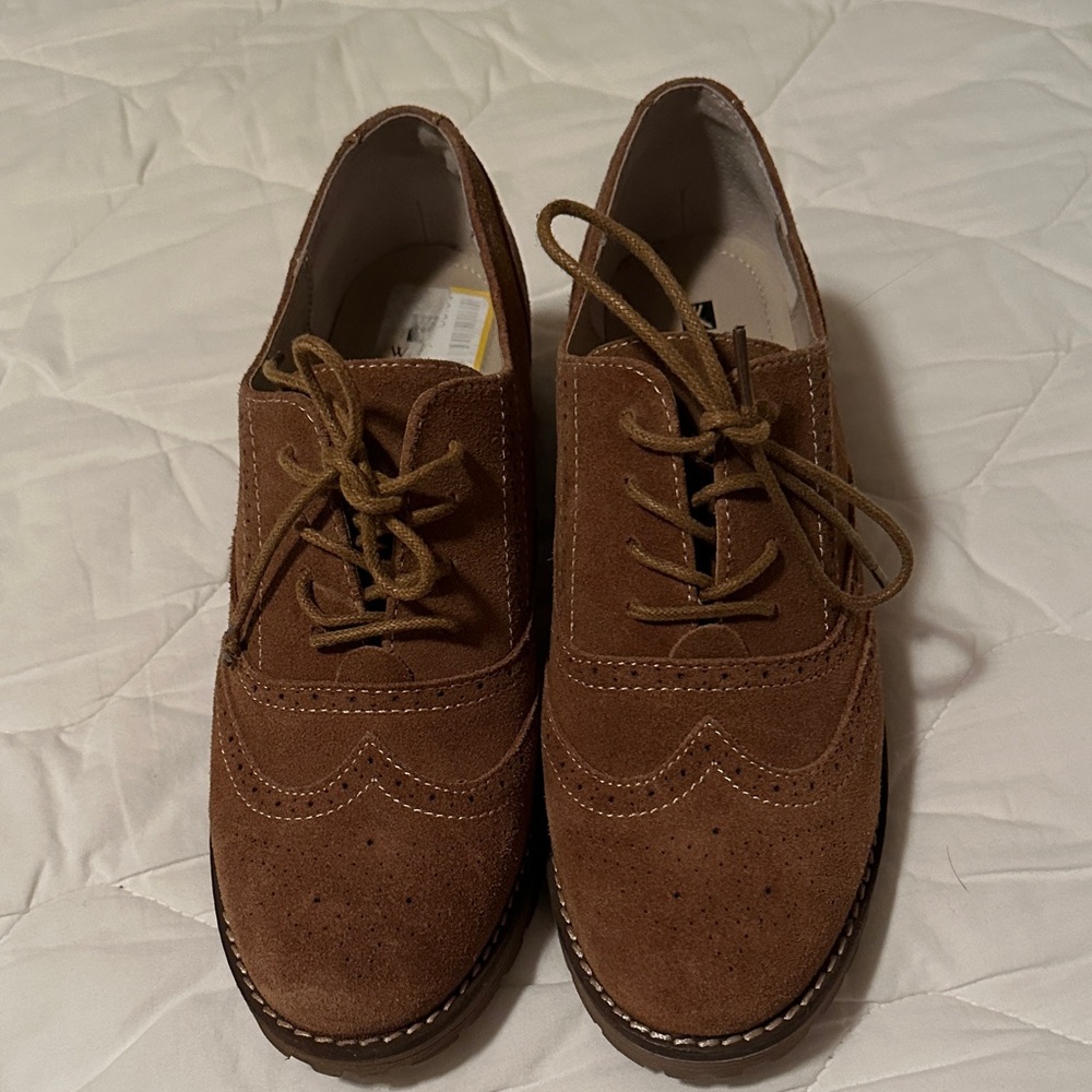 White Mountain Brown Suede Women's Loafers